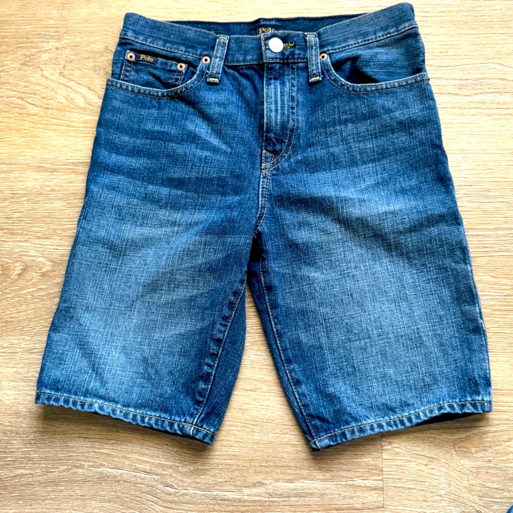 Polo Ralph Lauren Denim Blue Jean Shorts Size 12